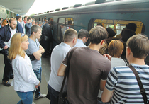 Ежедневная давка на станции метро «Выхино» стала уже московской легендой